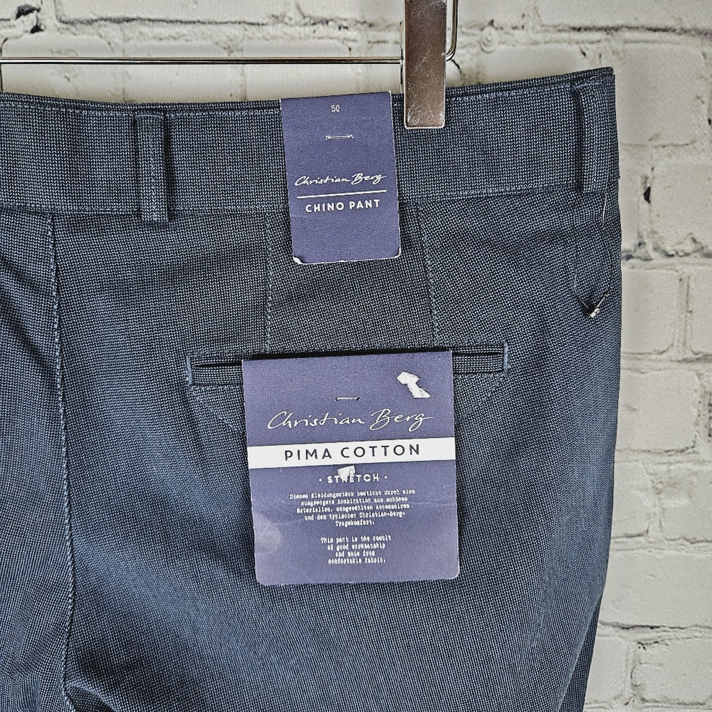 CHRISTIAN BERG | pima cotton dress chino pants